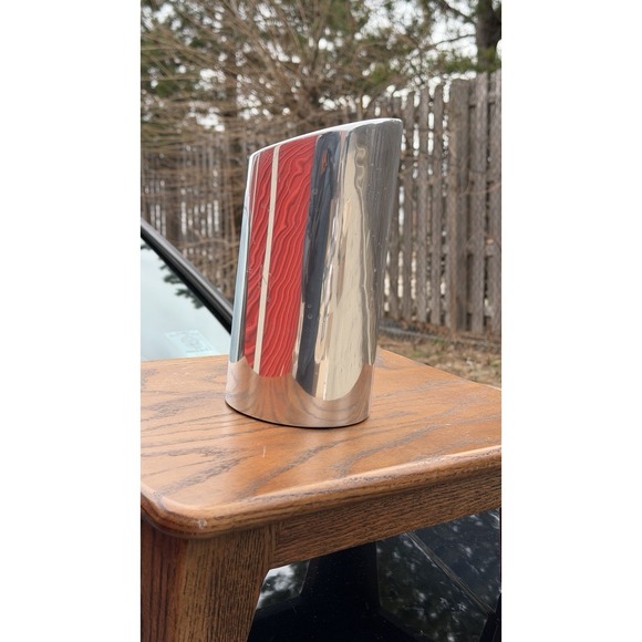 Nambe 541 Wine Chiller Cooler Modern Metal Barware Made in USA - Picture 9 of 10